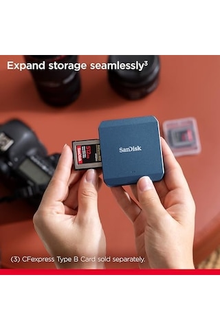 Pro-cınema Cfexpress Tip B Kayıt Cihazı, Magsafe Uyumlu İphone 15 Pro/pro Max İçin, 4k Prores Kayıtları, Usb-c Bağlantısı, Manyetik Sabitleme, Yüksek Veri Aktarım Hızı