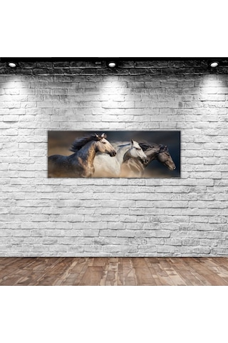 Bk Home At Manzaralı Panorama Kanvas Tablo 100x35cm-1 Bkbitmeyen78339 Bk