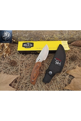 Buck Survival Kydex Kılıflı 20 CM Avcı Dağcı Paslanmaz Kamp Bıçağı