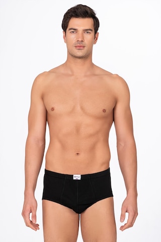 Erkek Süprem Slip Siyah Kompedan K0037-siyah Siyah