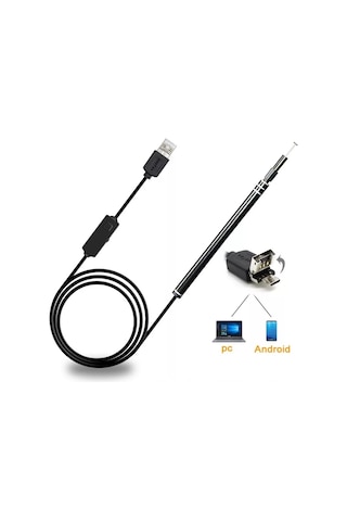 Kulak Muayene Endeskop Kamera 720P 3 in 1 Usb  Görsel Kulak Temiz