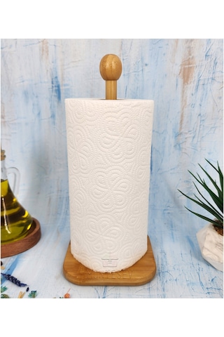 Ahşap Bambu Kağıt Havluluk Ahşap Peçetelik Mutfak Düzenleyici