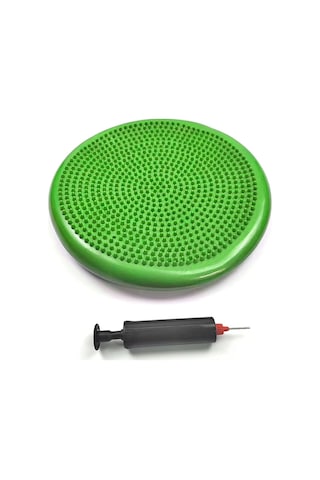 Anjiexun Yeşil Pvc Yoga Denge Matı, Şişme Masaj Minderi Yeşil