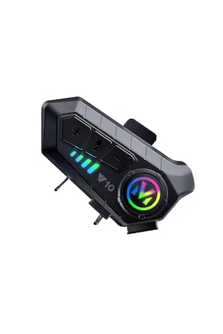 Y10 Motosiklet Kablosuz Bluetooth 5.3 Kask Kulaklık İntercom