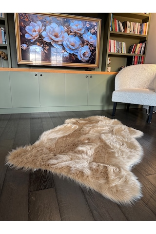 A Post Camel Yumuşak Dokulu Peluş Halı Tek Kafa Post