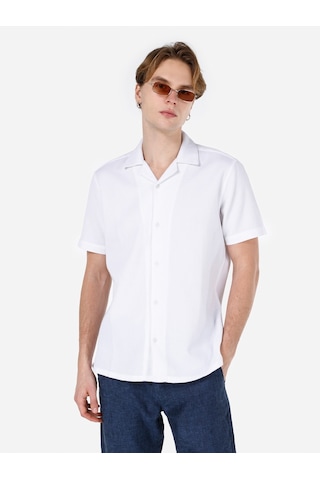 Colin's Colins Normal Kesim Shirt Yaka Beyaz Erkek Kısa Kol Gömlek Cl1066937 Cl1066937 Q1.v1 Wht Beyaz