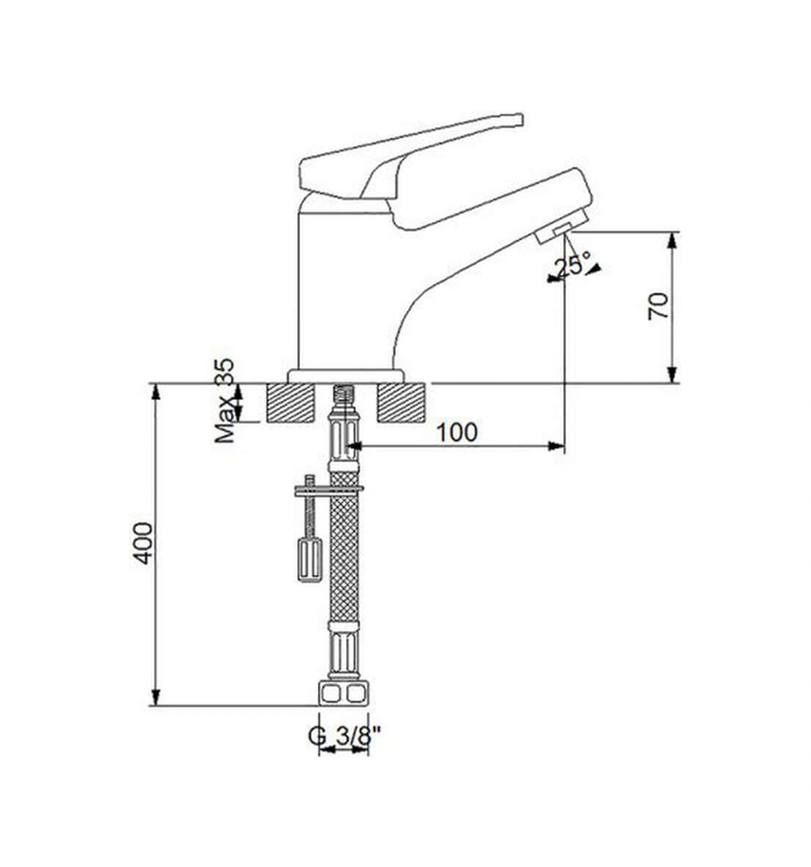 Newarc - Smart Lavabo Bataryası - 142521 180051 Krom