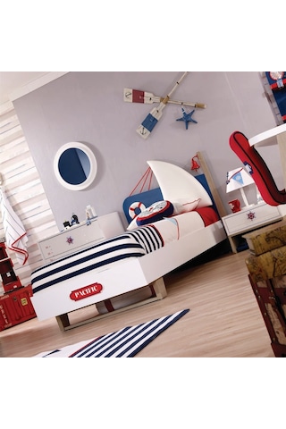 Meltem Kids Pacific Çocuk Odası Tek Kişilik Karyola 100x200 Cm