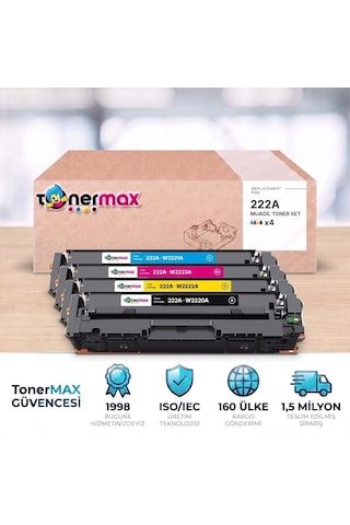 Hp Color Laserjet Pro 3303fdw 222a Cmyk Uyumlu Toner Seti Çipli
