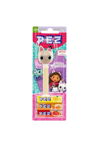 Pez Dispenser Gabby's Dollhouse Pandy Paws Meyve Aromalı Şekerleme Makinesi Ve Şekerleme Yedekleri