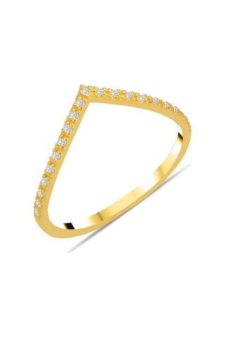 Pırlanta Nemesis Yarımtur Yüzük - Idl Sertifikalı Gold