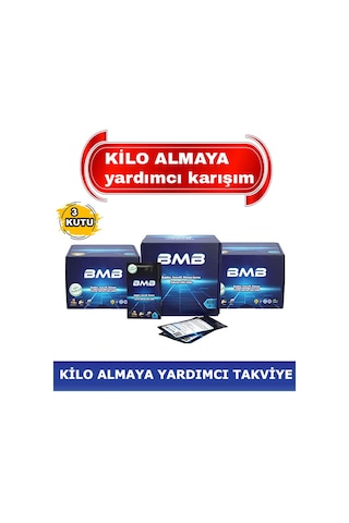 Bmb Kilo Almaya Yardımcı Gıda Takviyesi 3 Kutu 3x44 Paket
