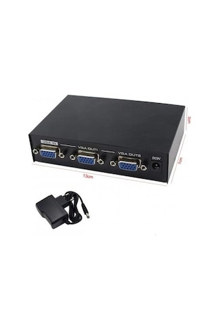 2 port vga çoğaltıcı 2 port vga splitter 200 mhz
