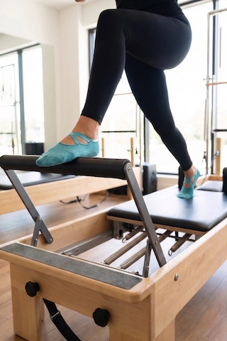 Saysez Bambu Kadın Kaydırmaz Taban Silikon Baskı Pilates Yoga Fitness Dans Aktivite Babet Çorabı Su Yeşili
