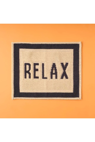 Lexroo Relax Harf Baskılı%80 Pamuk%20 Polyester Paspas Takımı, Beyaz
