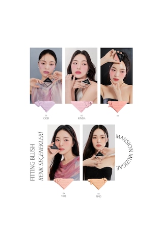 Ciltle Bütünleşen Ve Pürüzsüzleştiren, Yumuşak Dokulu Allık Muzıgae Mansıon Fitting Blush 02 Kinda 02 Kinda