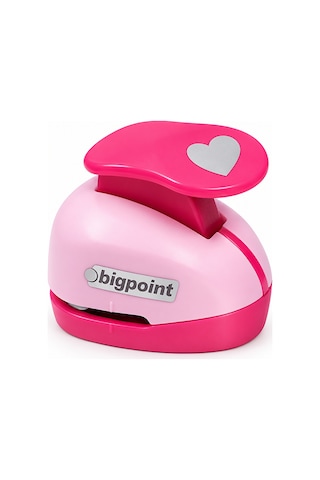 Bigpoint Şekilli Delgeç 7.6cm Kalp X 2 Adet Diger