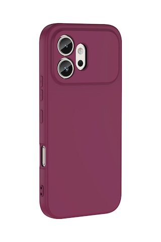 Maks Technology Honor 600 5g Kılıf Mkst Mara Lansman Kapak - Koyu Mor