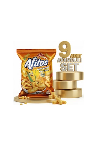 Afia Afitos Peynir Aromalı Mısır Çerezi 9x50 Gr