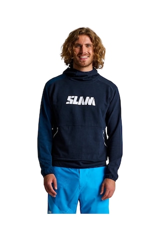 Slam Slam Graphic Hoodie Erkek Mavi Sweatshirt W13 Lacivert