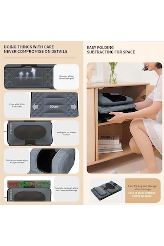 Masaj Yatağı, Tüm Vücut Masaj Aleti, Mat Masaj Yatağı Gri