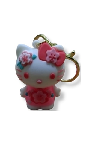 Hello Kitty Turquoise Edition 3d Figürlü Turkuaz Bilek Kayışlı Anahtarlık - 1 Adet