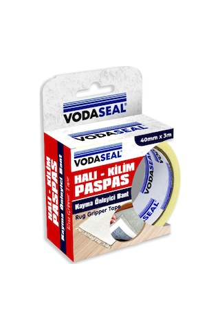 Vodaseal Halı Kilim Paspas Kayma Önleyici Bant - 40 Mm X 3 Mt.