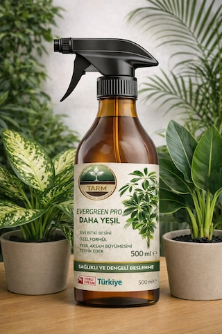 Evergreen Pro Yeşil Bitkiler İçin Organomineral Besin Çözeltisi 500 ML