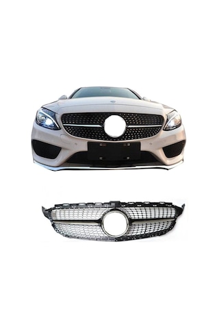 Mercedes W205 Diamond Panjur - Gri 2019+ C Serisi