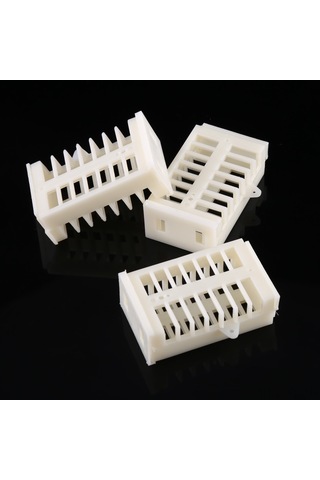 Shineyee 10 Adet Plastik Arı Kraliçe Kafesi - Ayarlanabilir, Hafif Ve Dayanıklı - Arıcılık İçin Uygun