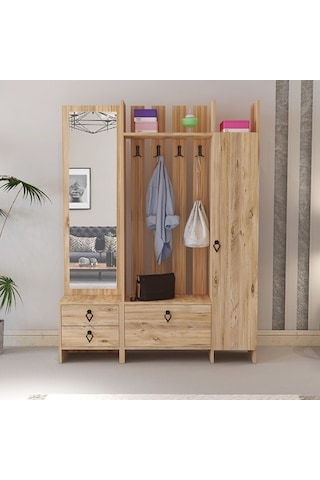 Aynalı Portmanto Loft Atlantikçam