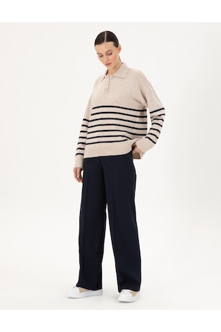 Pierre Cardin Kadın Lacivert Pantolon 50302508-vr033 Lacivert