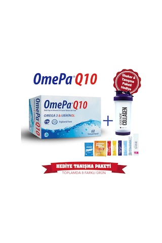 Omepa Q10 60 Kapsül Tanışma Paketi Shaker Hediyeli