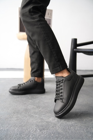 Daxors D0125 Günlük Ortopedik Erkek Sneaker Spor Ayakkabı Siyah