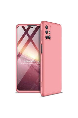 Galaxy M31s Kılıf Zore Ays Kapak Rose Gold
