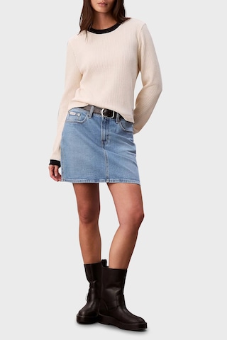 Calvin Klein Bayan Kazak Lv047d225g Yam Ekru Ekru