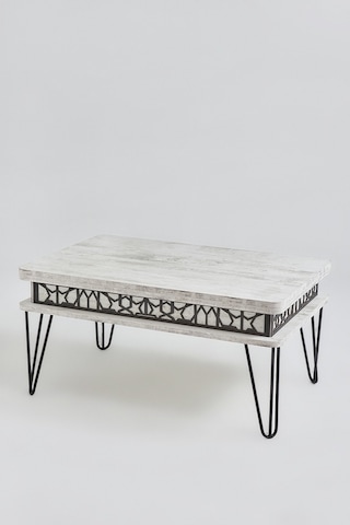 Melek Model Akıllı Sehpa Metal Ayaklı Lüx Model Sehpa