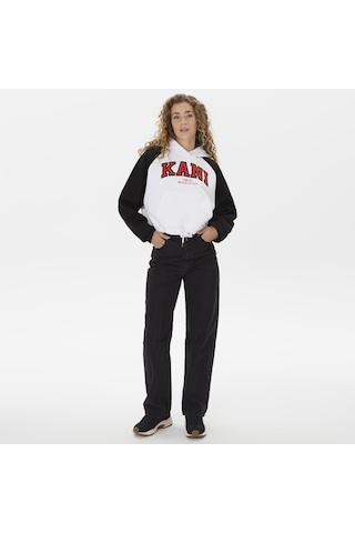 Karl Kanı Karl Kani Classic Kadın Beyaz Hoodie