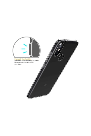 Xiaomi Mi Mix 3 Kilif Seffaf Silikon Hibrit Case 390884968