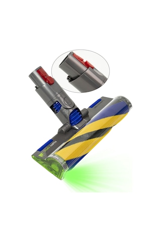Dyson V12 Detect Slim Uyumlu Lazer Işıklı Fluffy Süpürge Başlığı 972522-02