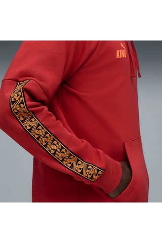 Puma Galatasaray Kıng Erkek Kapüşonlu Sweatshırt 782935 01 Kırmızı