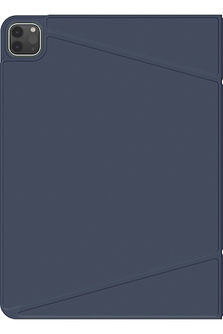 Apple Uyumlu iPad Air 11 2025 M3 Kılıf Katlanabilir Magnetik Standlı Amazingthing Matte Pro Mag Folio Mavi