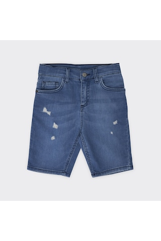 Panço Erkek Çocuk Yıkamalı Denim Şort 2411bk07021-4320 001