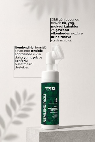 Tto X Nemlendirici Yüz Temizleme Köpüğü 200 Ml Hyaluronik Asitli Tüm Cilt Tipleri Için Günlük Kullanım