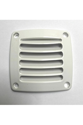 Plastik Havalandırma Izgarası 118 х 118 Mm Beyaz Karavan Tekne