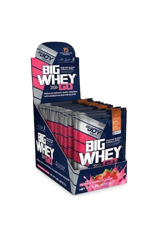 Big Joy Big Whey Go Protein 458 Gr 15 Saşe (Aroma Seçenekli)