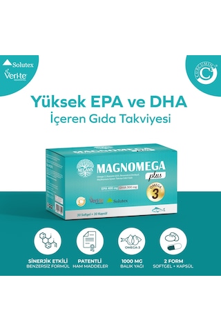Negans Magnomega Omega 3 Balıkyağı Multivitamin 60 Kapsül