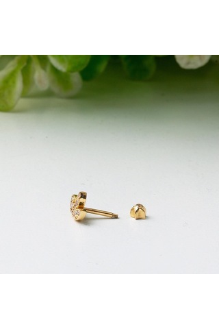 Bilezikci 14 Ayar Altın Tragus Piercing Küpe Kphsy14k22505 Sarı