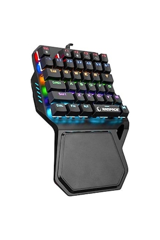 Trol Blue Switch Mini Rgb Oyun Klavyesi 62 Tuşlu Usb Tip-c Kablosu Beyaz Standart Özellik