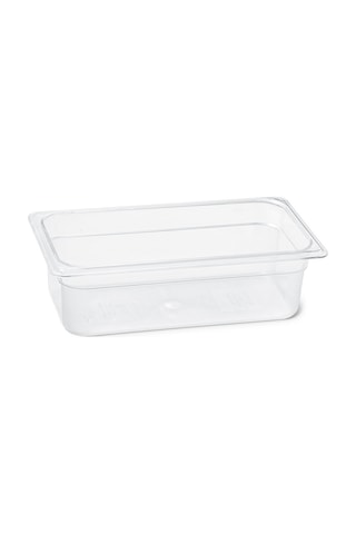 Plastport Kırılmaz Şeffaf Gastronom Küvet 1 4-100 Çok Renkli